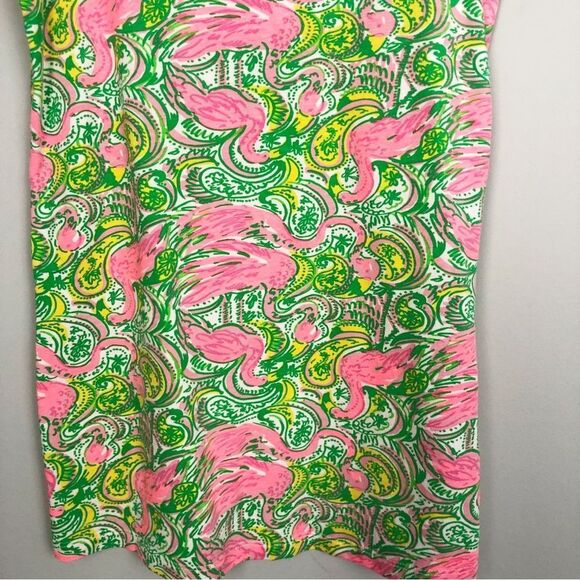 LILLY PULITZER | Tabbie Flamingo Resort Hot Wings Print Tank Top Women’s Size XS - Picture 6 of 11